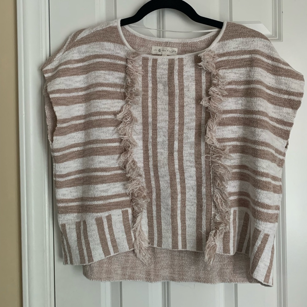 Lou and Grey Boxy Fringe Top